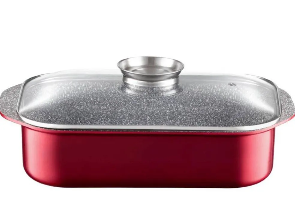 Brytfanna z pokrywką Aroma Knob System 40,5 x 25,5 xm Jasper