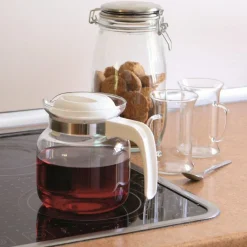 Dzbanek żaroodporny z pokrywą 1,3 l Vesta MIX KOLORÓW