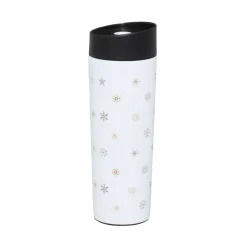 Kubek termiczny 340 ml śnieżynki Art Deco Stars