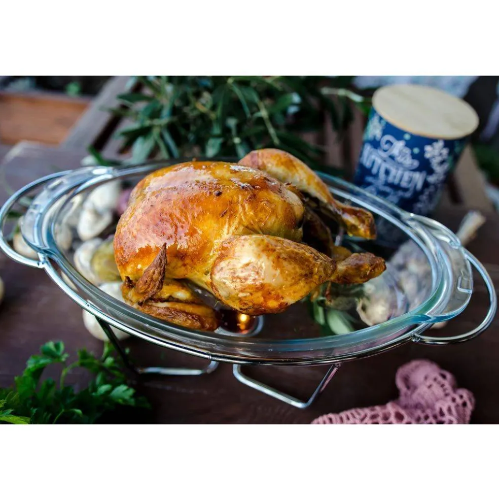 Naczynie żaroodporne z podgrzewaczem 4,5 l Saule