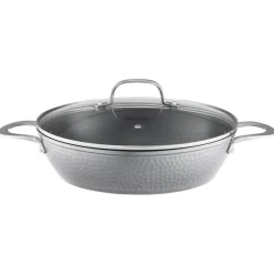 Patelnia głęboka z pokrywą z powłoką Qualum Basic 28 cm Bubble