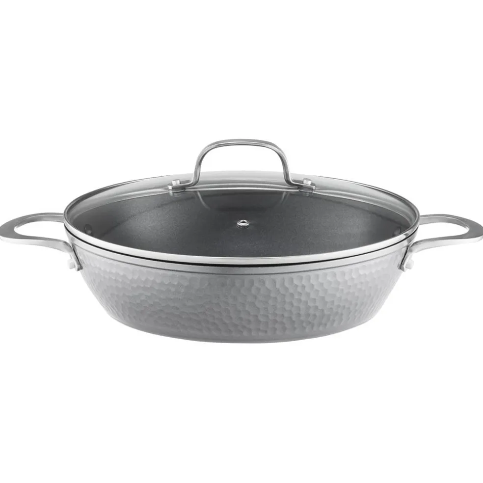 Patelnia głęboka z pokrywą z powłoką Qualum Basic 28 cm Bubble