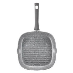 Patelnia grillowa z powłoką Qualum Basic Stone Edition 26 x 26 cm Silverstone