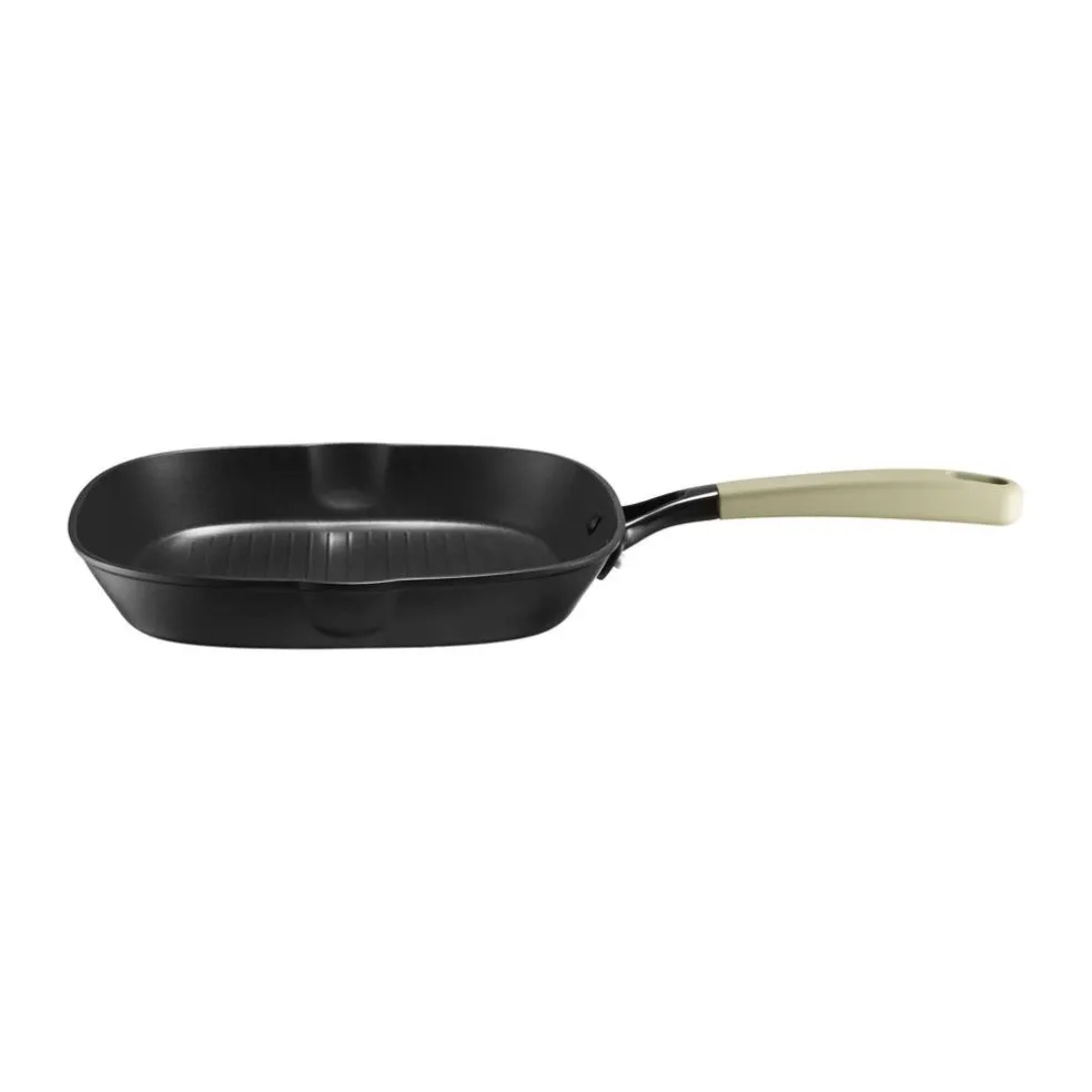 Patelnia grillowa z powłoką Qualum Basic 26x26 cm Mossa
