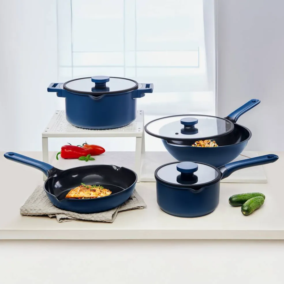 Patelnia z powłoką Qualum Ceramic Cobalt