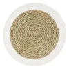 Podkładka na stół 35 cm Boho Natural biały