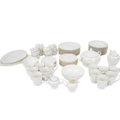 Serwis obiadowo-kawowy dla 12 osób 80-elementowy Aura